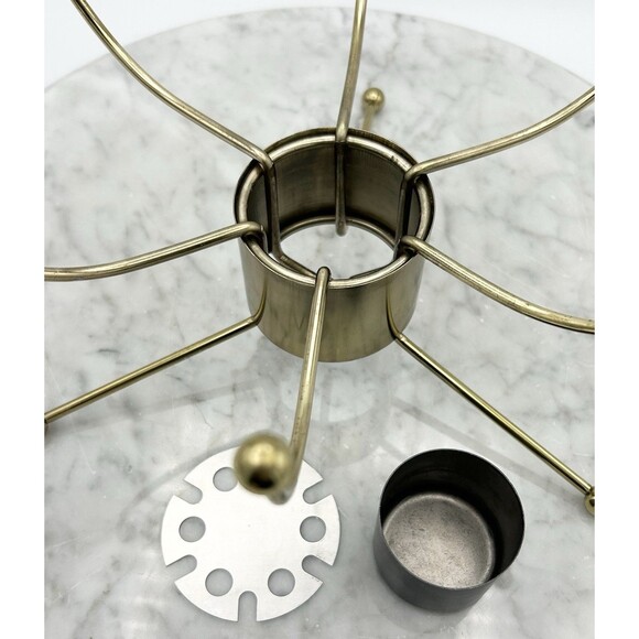 Pyrex UFO Atomic Casserole & Warmer Original Box #924CM 2 Quart RARE 1950s - Picture 12 of 16